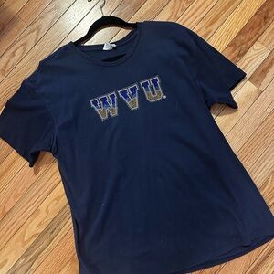 Women’s WVU Sparkle Blouse Sz 2X